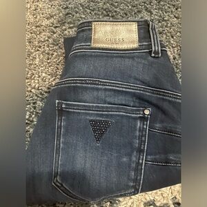 Guess Navy Skinny Jeans eco shape up jeans 
Dark denim in good  newlike